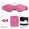 Розово-черная маска на резинке Tickle Me Pink Eye Mask купить в секс шопе