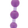 Фиолетовая анальная цепочка JUMBO JELLY THAI BEADS CARDED LAVENDER - 31,8 см. купить в секс шопе