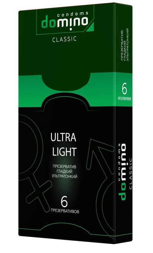 Супертонкие презервативы DOMINO Ultra Light - 6 шт. купить в секс шопе
