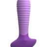 Сиреневый анальный вибратор с рёбрышками Petite Tease-Her - 11,9 см. купить в секс шопе