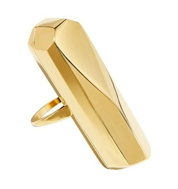 Золотистое кольцо-вибратор Palma Gold Size 7 купить в секс шопе