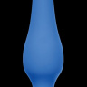 Синяя анальная пробка Slim Anal Plug XL - 15,5 см. купить в секс шопе