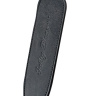 Черная шлепалка PREMIUM PADDLE - 36,5 см. купить в секс шопе
