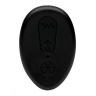 Черная анальная вибровтулка Anal Plug with Remote Control - 8 см. купить в секс шопе