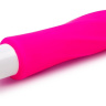 Розовая удлиненная вибропуля из силикона - 9,5 см. купить в секс шопе