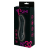 Черный вибратор NAGHI NO.32 - 15 см. купить в секс шопе