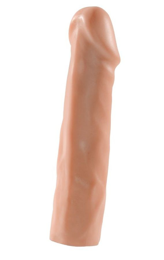 Телесная насадка-удлинитель Extension sleeve - 17 см. купить в секс шопе