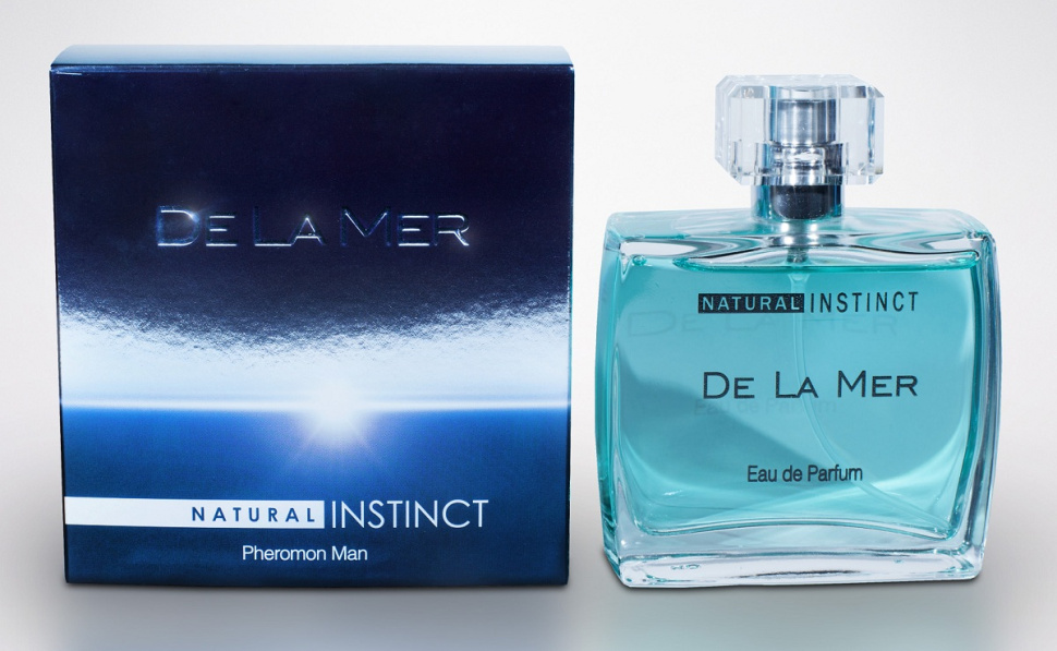 Мужская парфюмерная вода с феромонами Natural Instinct De La Mer - 100 мл. купить в секс шопе