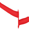Красный двойной страпон Adjustable на ремешках - 16 см. купить в секс шопе