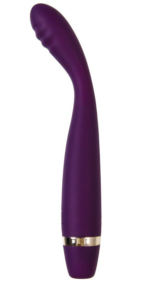 Фиолетовый стимулятор G-точки G-Hunter - 18,5 см. купить в секс шопе