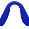 Синий двухсторонний вибратор Flex - 21,5 см. купить в секс шопе
