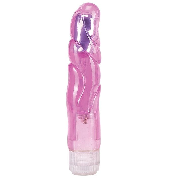 Розовый вибромассажёр BATH BOY - 17,8 см. купить в секс шопе