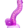 Фиолетовый реалистичный фаллоимитатор Celiam - 20,5 см. купить в секс шопе