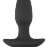 Черная анальная вибропробка Anal Indulgence Collection Fantasy Plug - 14,5 см. купить в секс шопе