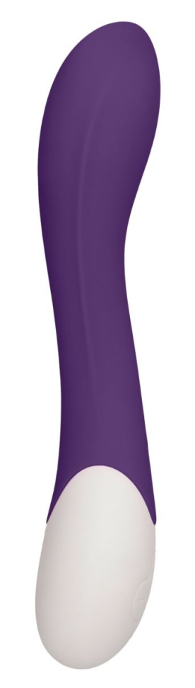 Фиолетовый вибратор G Spice с функцией нагрева - 20,8 см. купить в секс шопе