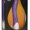 Фиолетовый вибратор G Spice с функцией нагрева - 20,8 см. купить в секс шопе