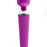 Фиолетовый силиконовый вибромассажер с 16 видами пульсации - 19,2 см. купить в секс шопе
