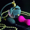 Ярко-розовые вагинальные шарики Gballs2 App купить в секс шопе