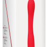 Красный двухсторонний вибратор Flex - 21,5 см. купить в секс шопе