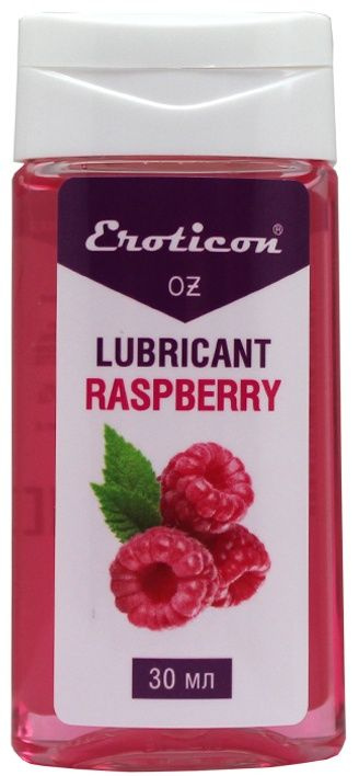 Интимная смазка Fruit Raspberries с ароматом малины - 30 мл. купить в секс шопе
