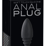 Чёрная анальная пробка Anal Plug - 12,5 см. купить в секс шопе