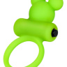 Зеленое виброкольцо на пенис A-Toys купить в секс шопе