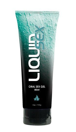 Оральный лубрикант Liquid Sex Oral Sex Gel с ароматом мяты - 113 гр. купить в секс шопе
