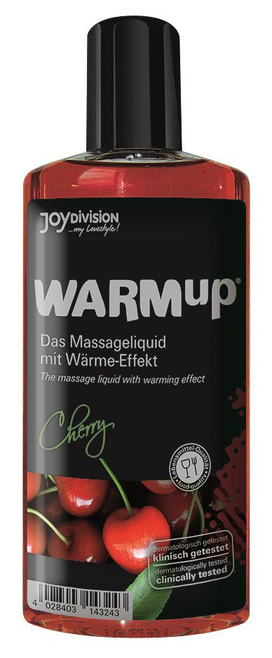 Разогревающее масло WARMup Cherry - 150 мл. купить в секс шопе