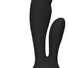Черный вибратор G-Spot and Clitoral Vibrator Flair - 17,5 см. купить в секс шопе