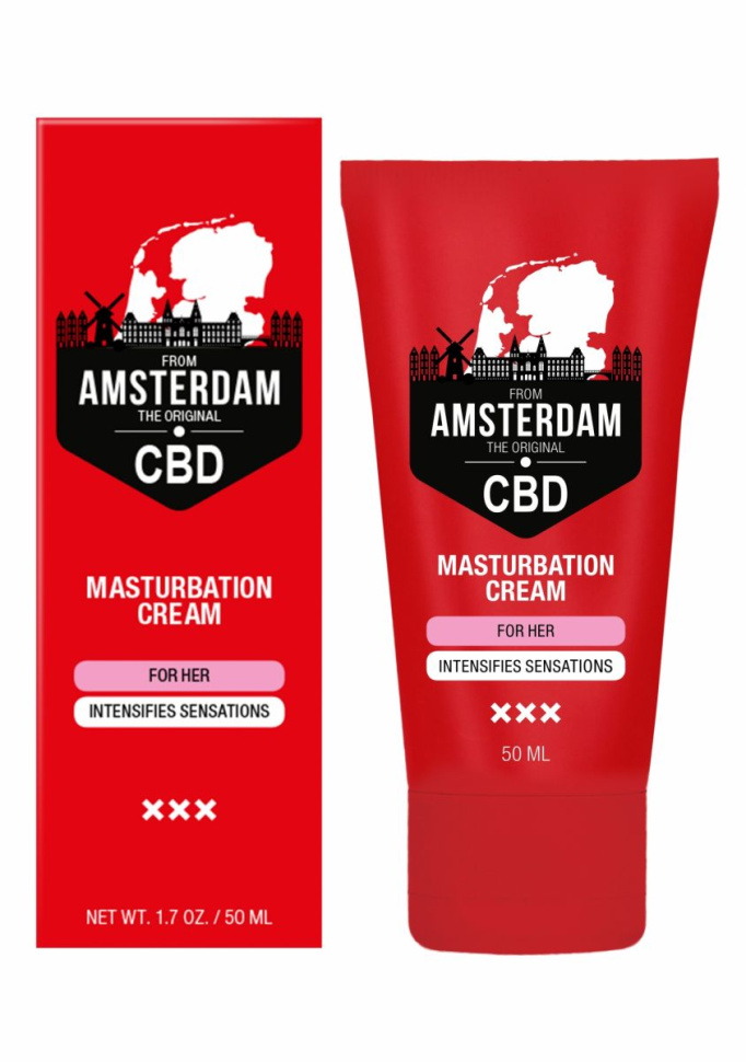 Крем для мастурбации для женщин CBD from Amsterdam Masturbation Cream For Her - 50 мл. купить в секс шопе
