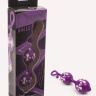 Фиолетовые вагинальные шарики из силикона для укрепления интимных мышц купить в секс шопе