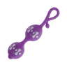 Фиолетовые вагинальные шарики из силикона для укрепления интимных мышц купить в секс шопе