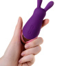 Фиолетовый стимулятор эрогенных зон Eromantica BUNNY - 21,5 см. купить в секс шопе