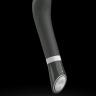 Черный G-стимулятор с вибрацией Bgood Deluxe Curve - 19,3 см. купить в секс шопе