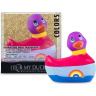 Вибратор-уточка I Rub My Duckie 2.0 Colors с разноцветными полосками купить в секс шопе
