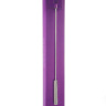 Фиолетовая шлёпалка Leather Square Tiped Crop с наконечником-квадратом - 56 см. купить в секс шопе