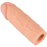 Телесная насадка-реалистик Extension Sleeve - 15,5 см. купить в секс шопе