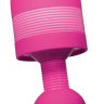 Ярко-розовый клиторальный вибратор Wellness Spa - 28,5 см. купить в секс шопе