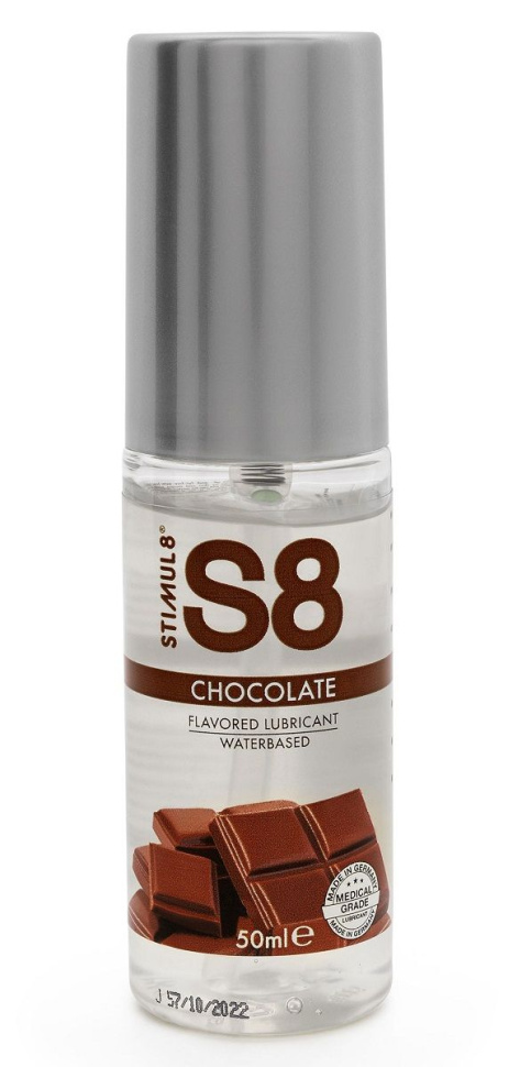 Смазка на водной основе S8 Flavored Lube со вкусом шоколада - 50 мл. купить в секс шопе