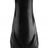 Черная анальная втулка с круглой головкой - 17,5 см. купить в секс шопе