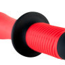 Двусторонний красный вибратор с двойным мотором - 28 см. купить в секс шопе