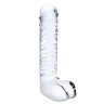 Прозрачный фаллоимитатор 8  Realistic Ribbed Glass Dildo - 20,3 см. купить в секс шопе