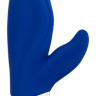 Синий перезаряжаемый вибратор LADY Bi - 22,5 см. купить в секс шопе