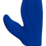 Синий перезаряжаемый вибратор LADY Bi - 22,5 см. купить в секс шопе