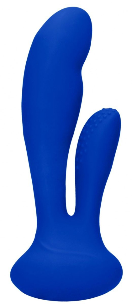 Синий вибратор G-Spot and Clitoral Vibrator Flair - 17,5 см. купить в секс шопе