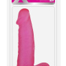 Розовый фаллоимитатор средних размеров XSKIN 6 PVC DONG - 15 см. купить в секс шопе