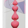 Розовая анальная цепочка Begginers Beads - 18 см. купить в секс шопе