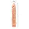 Телесный вибратор-реалистик Barbara - 21,5 см. купить в секс шопе