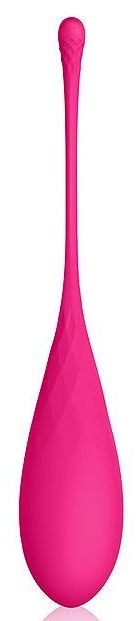 Розовый тяжелый вагинальный шарик со шнурком купить в секс шопе