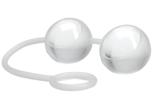 Стеклянные вагинальные шарики Climax Kegels Ben Wa Balls with Silicone Strap купить в секс шопе
